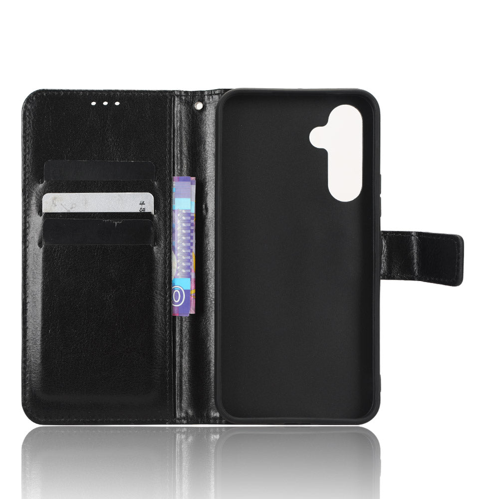 Til Samsung Galaxy A54 5G Crazy Horse Tekstur Magnetisk Fuld beskyttelse Mobiltelefon Case Flip Wallet Stand Anti-slid PU læder telefoncover med rem  Til Samsung Galaxy A54 5G Crazy Horse Tekstur Magnetisk Fuld beskyttelse Mobiltelefon Case Flip Wallet Stand Anti-slid PU læder telefoncover med rem
